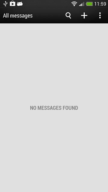 Press the new message icon.