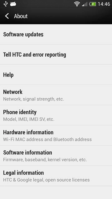 Press Software updates.