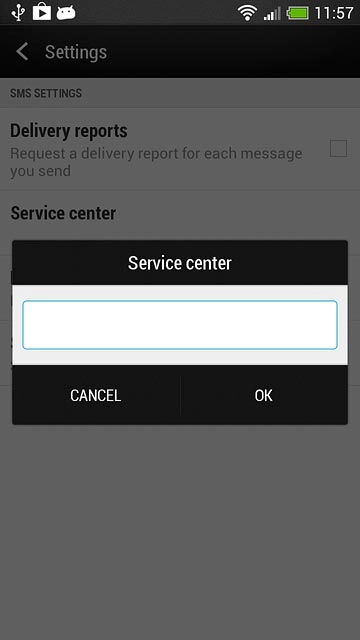 Key in +61415011501 and press OK.