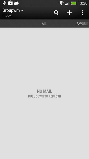 Press the menu icon.