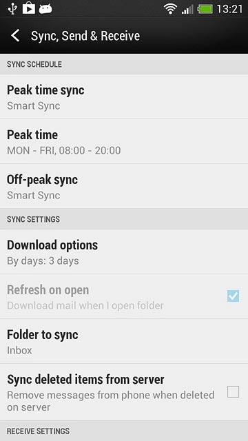 Press Download options.
