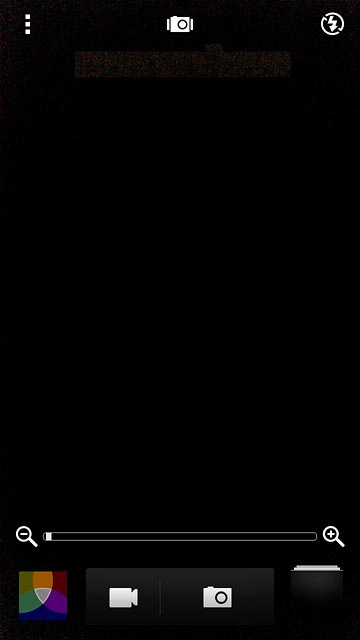 Press the video light icon repeatedly to turn the function on or off.