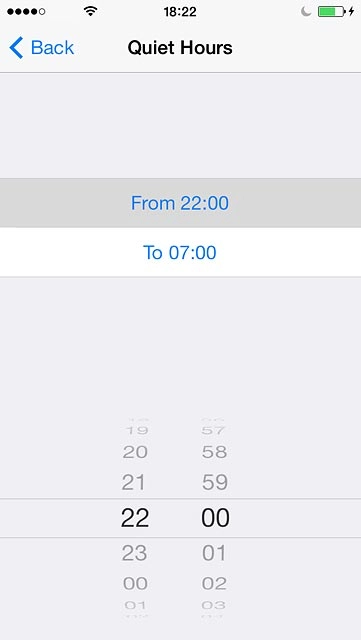 Press Do Not Disturb.