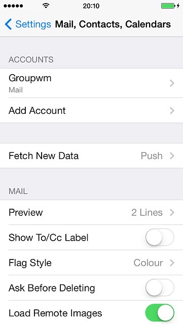 Press Fetch New Data.