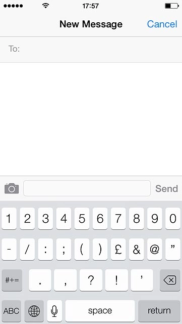Press the required numbers or the required symbols.