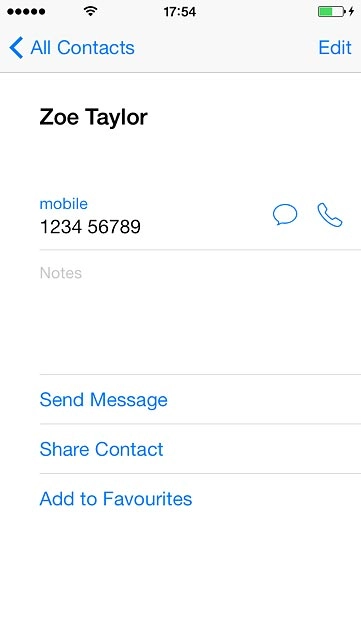 Press the required number.