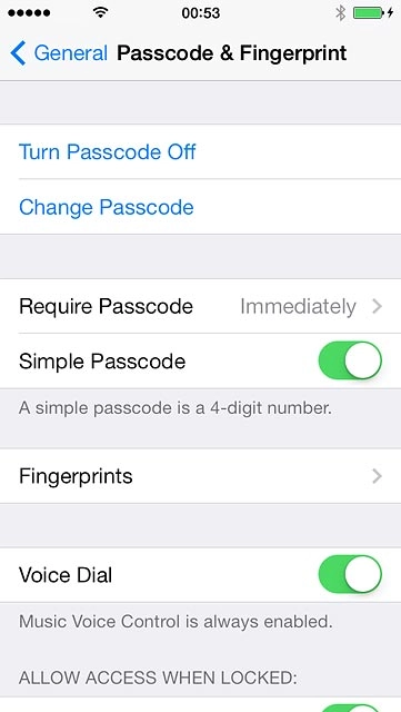 Key in a phone lock code of your own choice.Key in the same phone lock code again.Press Require Passcode.
