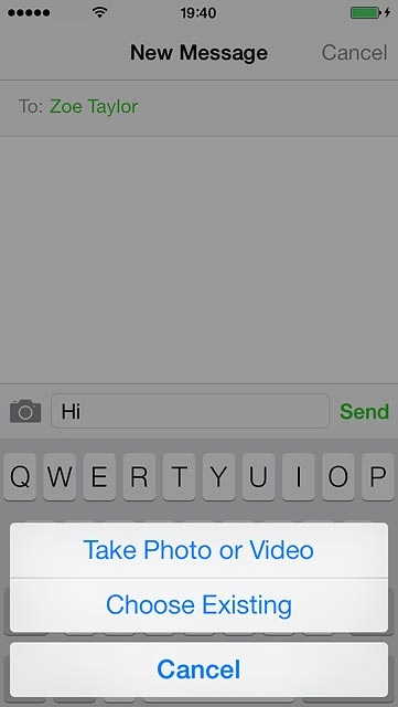 Press Choose Existing.Go to the required folder.