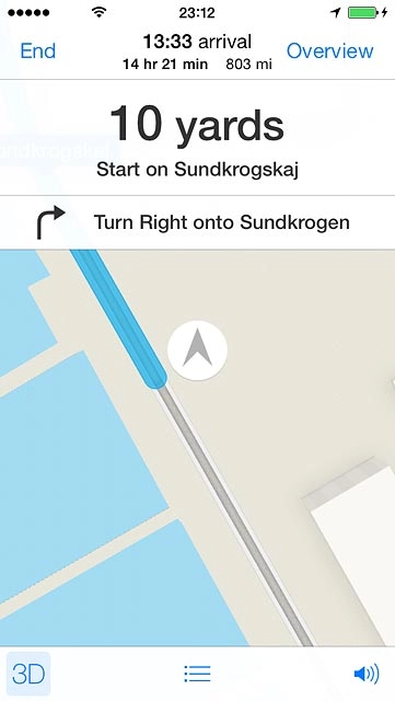 If required, press anywhere on the display.Press End.