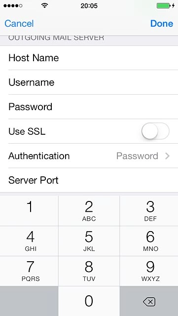 Key in 25 and press Done.