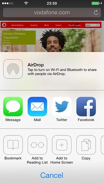 Press Add to Reading List.