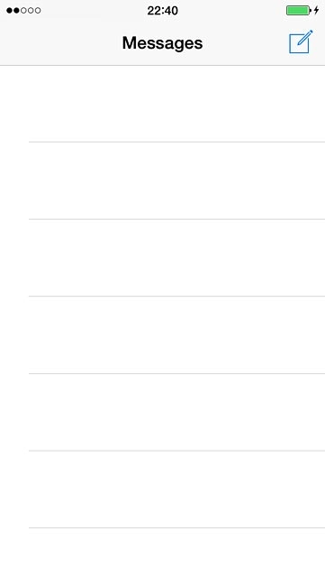 Press the new message icon.