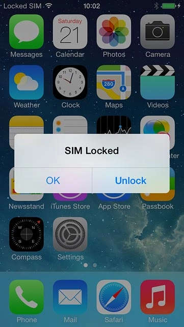 Slide your finger right on the display.Press Unlock.