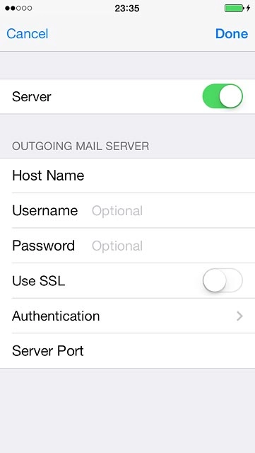 Press Authentication.