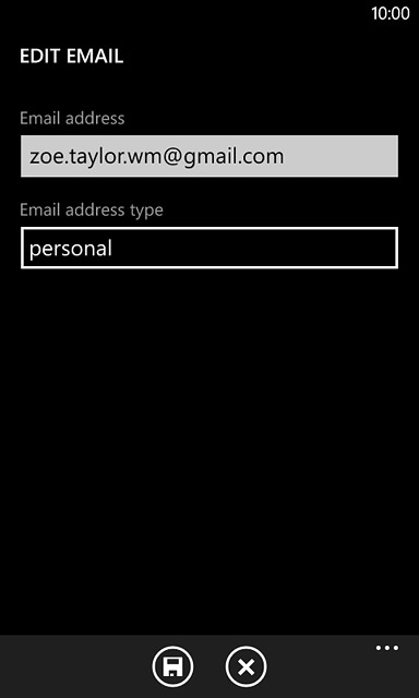 Press the field below 