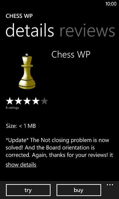 To buy an app:Press buy.