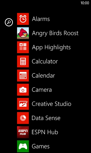 To see the list of games:Press Games.