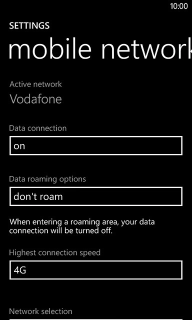 Press the field below 