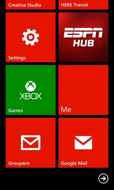 Press the required email account.