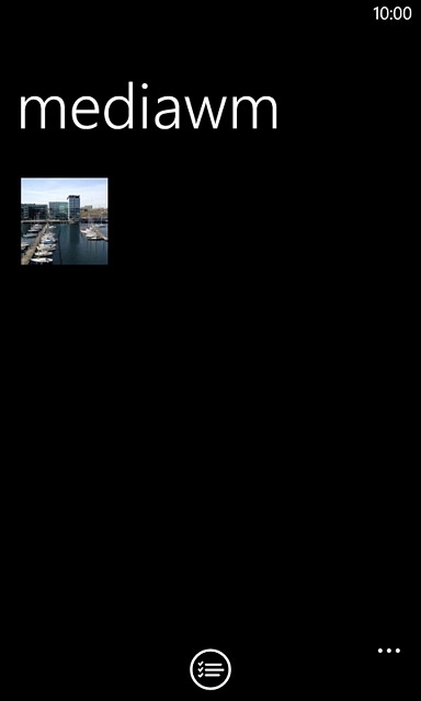 Go to the required folder.Press and hold the required file.