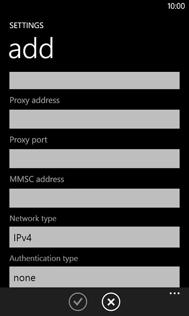 Press the field below 