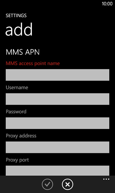 Press the field below 