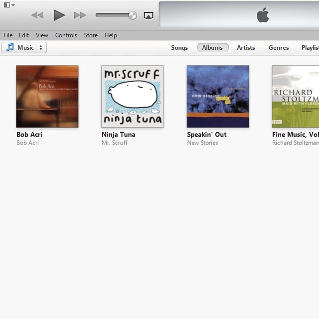 You need to add your files to the iTunes library.Click File.