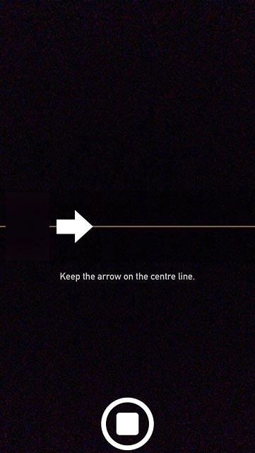 Press the stop icon.