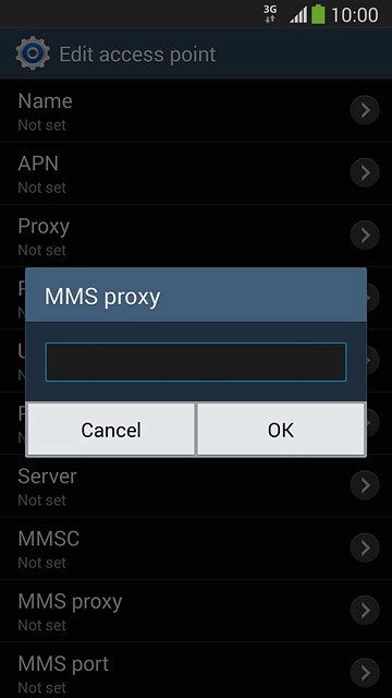 Key in 10.202.002.060 and press OK.