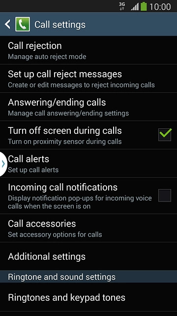 Press Additional settings.