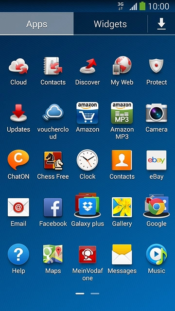 Press the app you've just installed.Follow the instructions on the display to use the app.