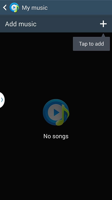 Press Add music.