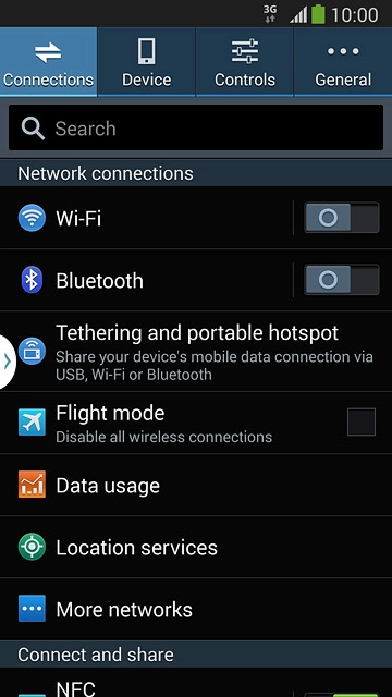 Press More networks.