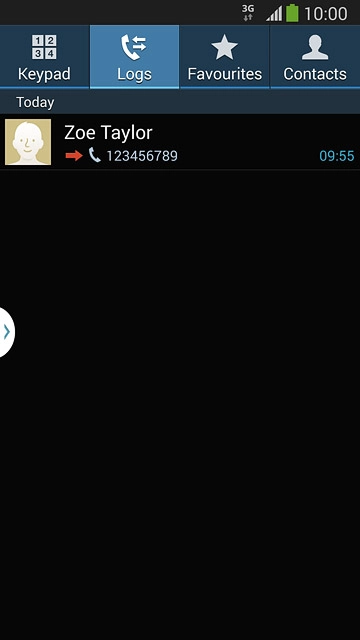 Press the required number.