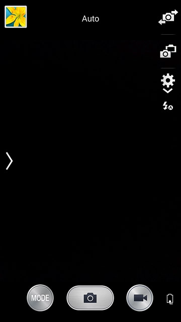 Press the settings icon.