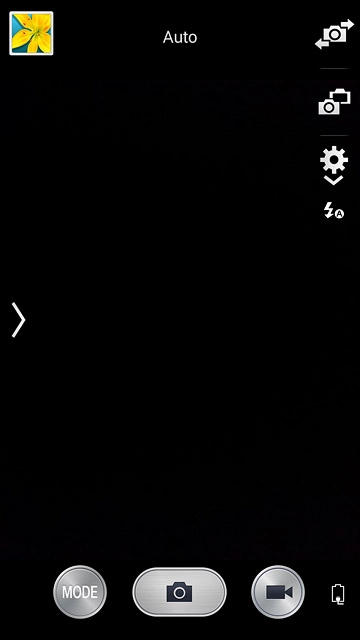Press the video recorder icon to start recording.