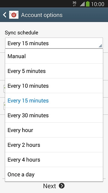 Press Manual or the required period.
