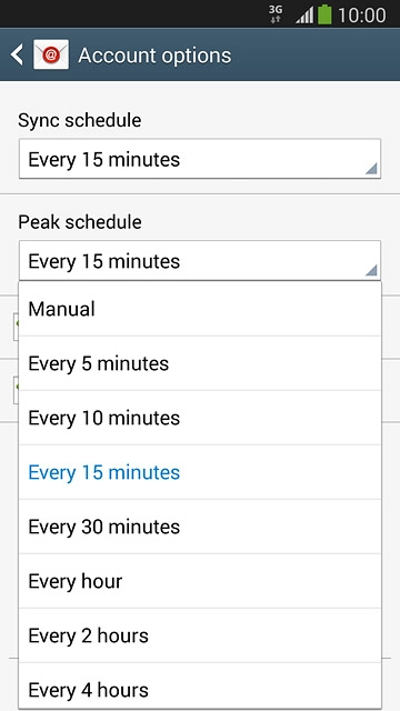 Press Manual or the required period.