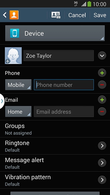 Press Phone number and key in the required phone number.
