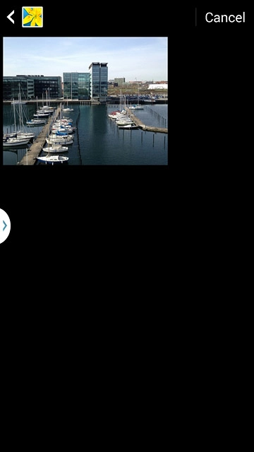 Go to the required folder.Press the required picture.