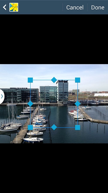 Drag the frame to the required position to select the required detail.