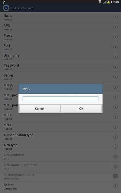 Key in 03 and press OK.