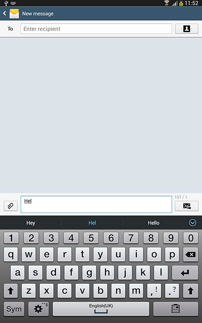 Press arrow down to see more words.