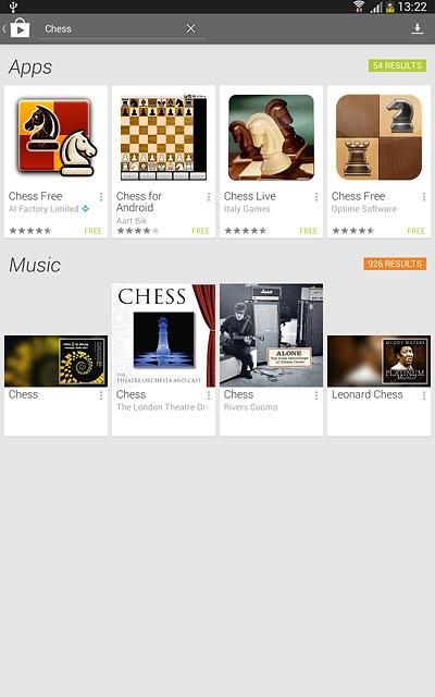 Press the required app.