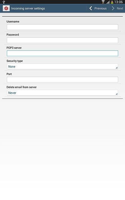 Press the drop down list below 