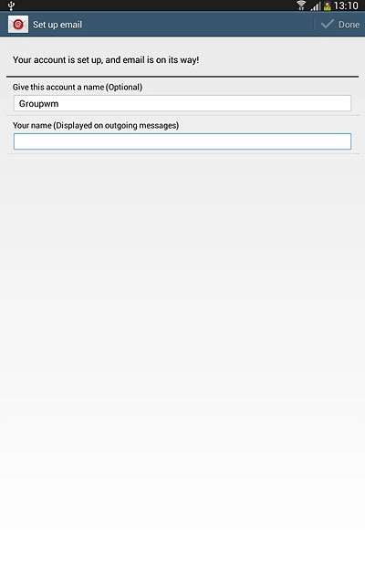 Press the field below 