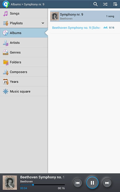 To go to the previous audio file:Press arrow left twice.