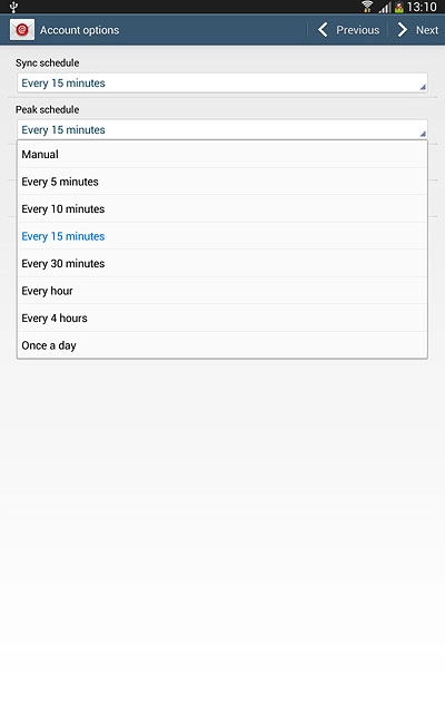 Press Manual or the required period.