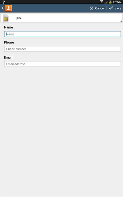 Press the drop down list above 
