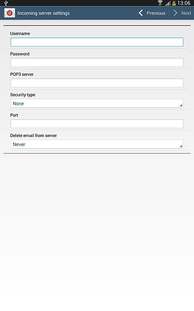 Press the field below 